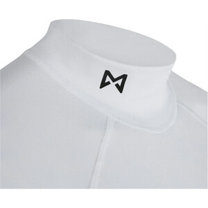 2023 Magic Marine Mens Cube Long Sleeve Rash Vest MMMCLSRW - White